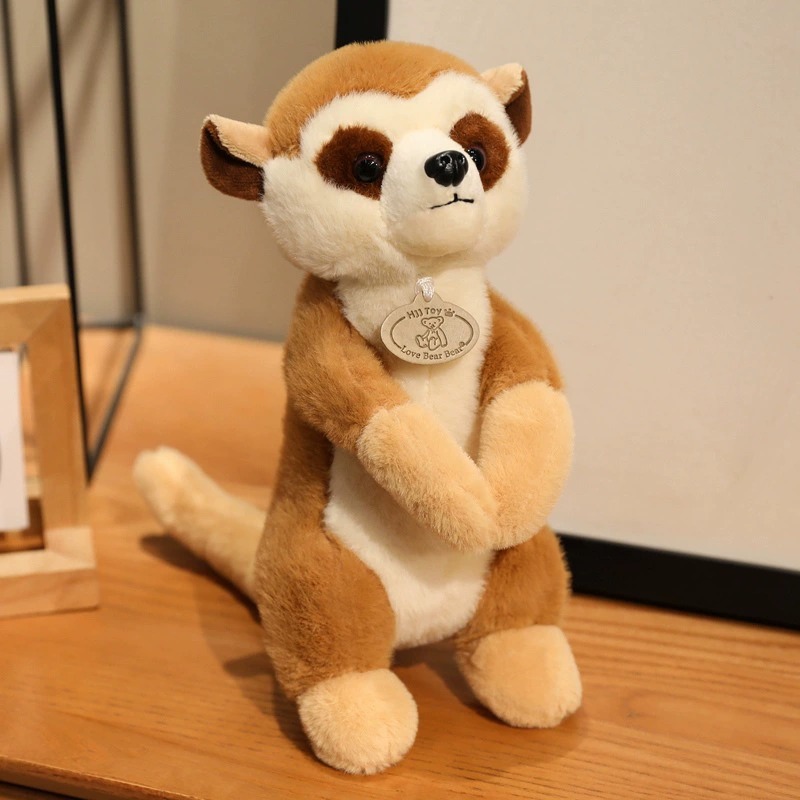 imgi_15_O1CN01MiiP692LjTzG7WgU1_3071829728-0-cib.jpg_.jpeg Realistic Big-Eyed Lemur Plush - Long-Tailed Lemur Stuffed Toy, Perfect Forest Zoo Animal Doll - Image 1